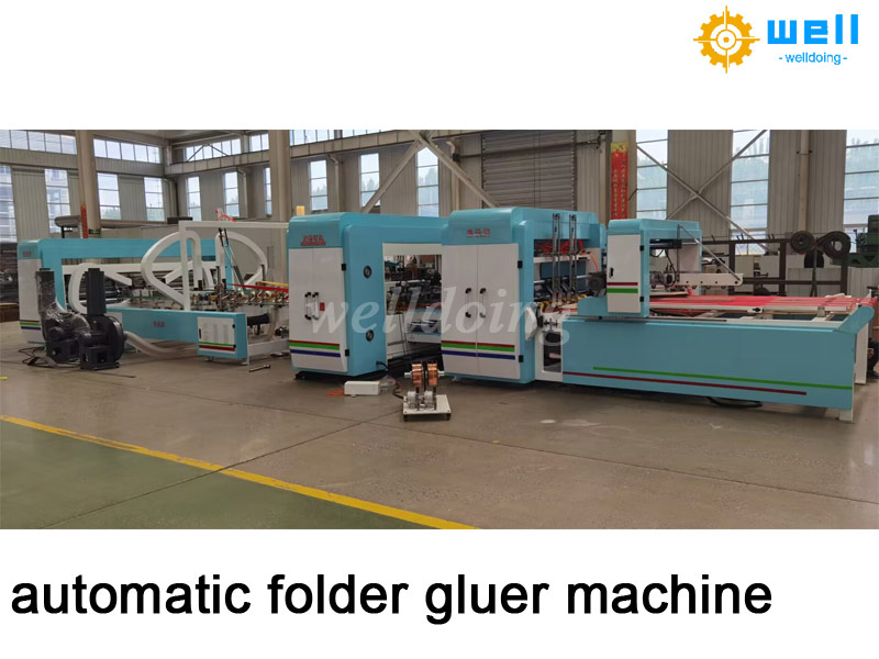 Fully automatic box gluing machine