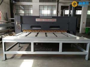 semi-automatic flexo printing slotting die cutting machine