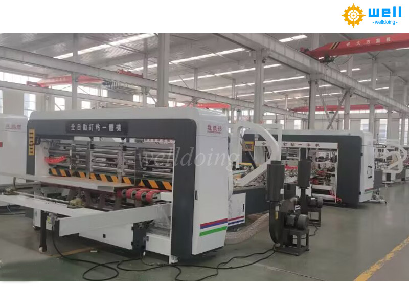 Industry advantages of carton box folding gluing stitching machine