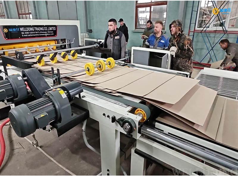 The production method of anti delamination cardboard composite production line