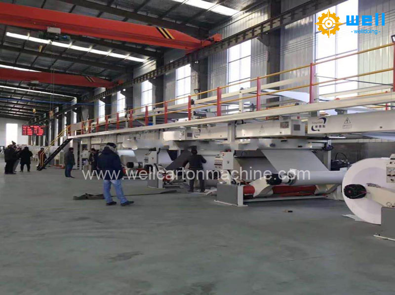 High speed hardboard production line