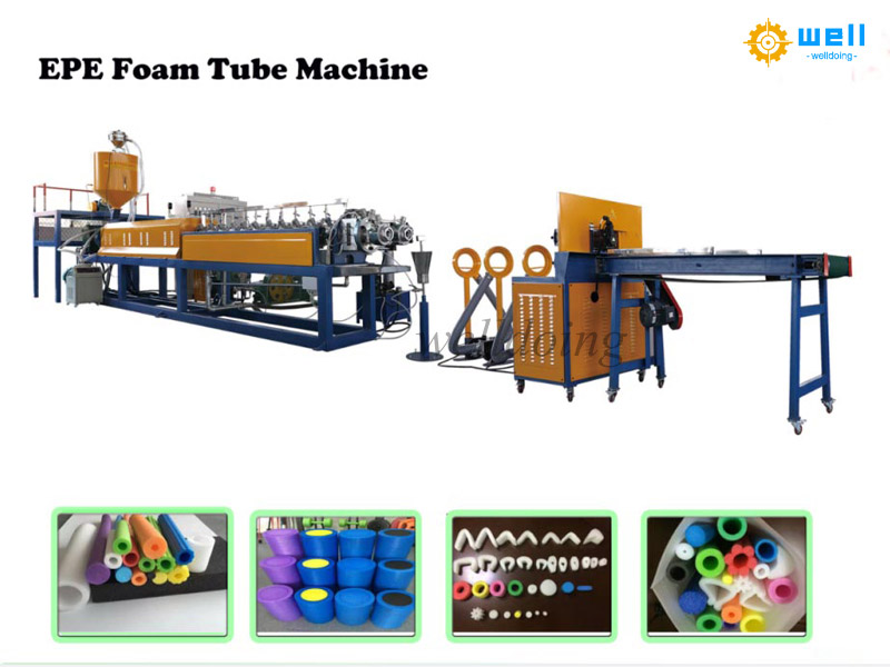 EPE foam tube production line – WELLDOING