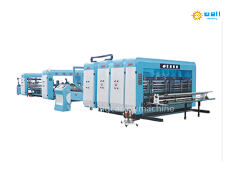 Production process of carton box stitching machine