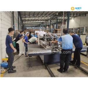 corrugated carton partition assembly machine
