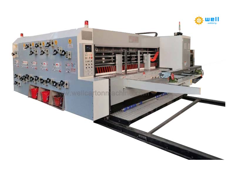 High speed printer die cutter slotter machine