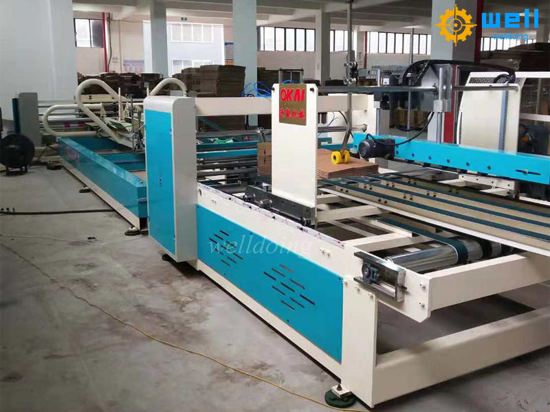 Functions of an automatic box folding gluing machine