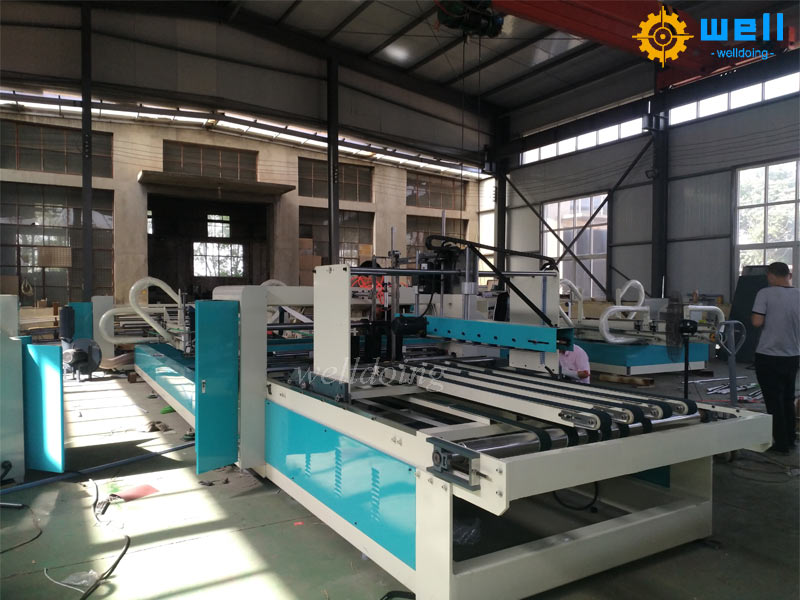 Fully automatic box folding gluing machine