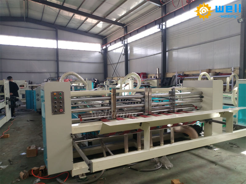 automatic box folding gluing machine-WELLDOING