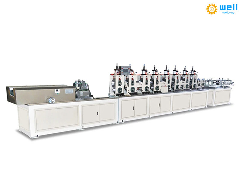 Basic principle of paper corner protector making machine