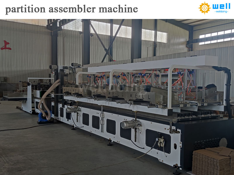 Application of the automatic partition assembly equipment