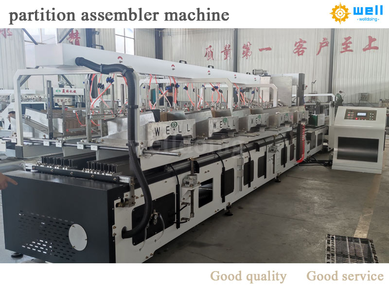 How to use the partition assembly inserter machine