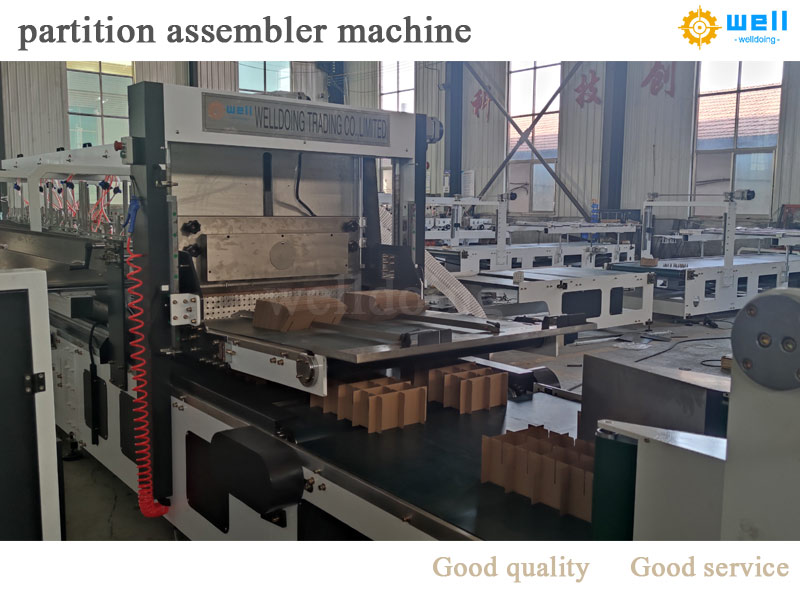 Top quality automatic partition assembler insert machine